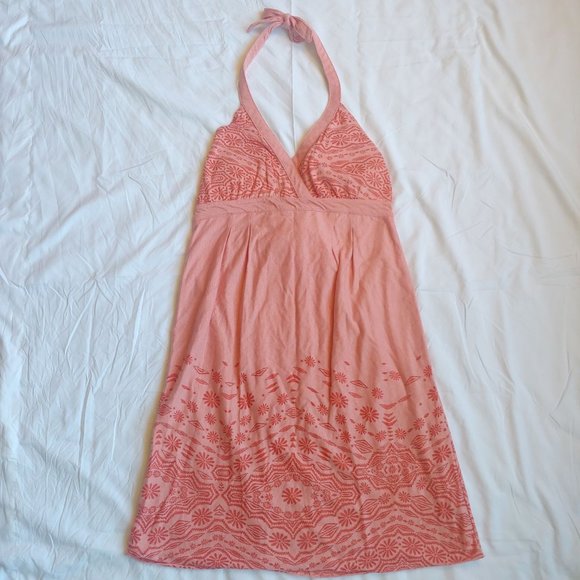 Athleta Balsa Burnout Halter Dress M